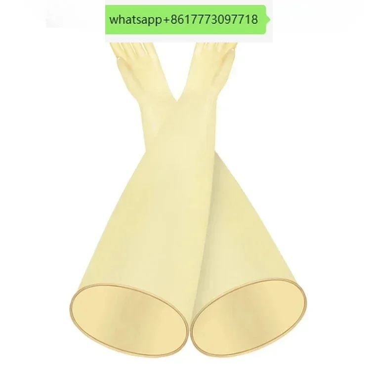 

replace Acid alkali resistant vacuum box special gloves flange scientific research test battery factory operation liquid gloves-