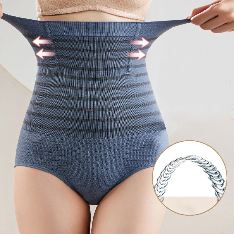 Belly Band Abdominal Compression Corset High Waist Shaping Panty Breathable Body Shaper Butt Lifter Keep Warm Panties