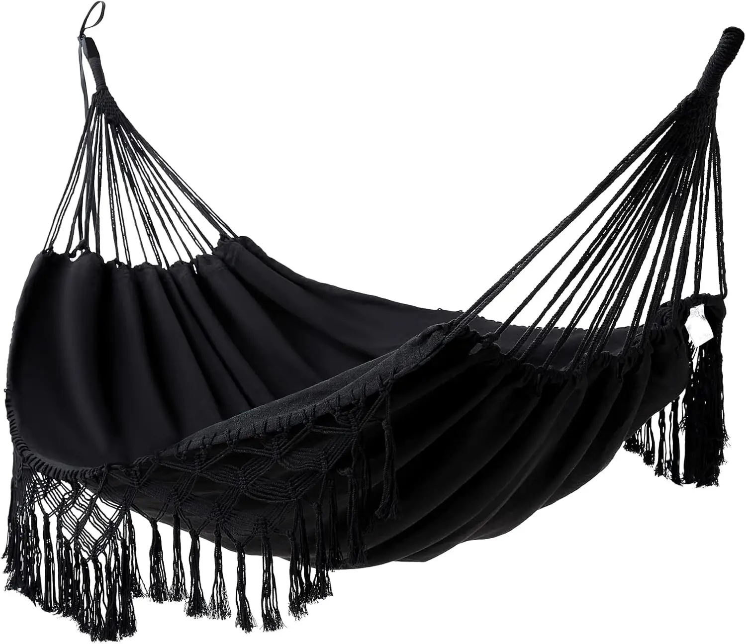 

Double Hammo Cotton Canvas Fabric Brazilian Hammo Indoor Outdoor Hanging Suitable For 2 Adults, Max. Load 440.92 Lbs (200 Kg),