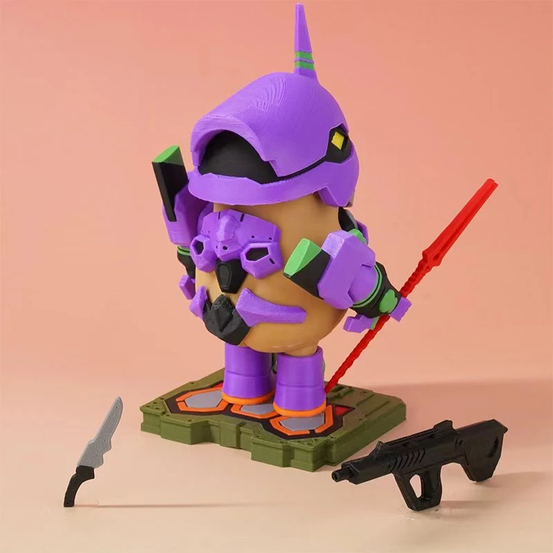 3d Printed Creative Cartoon For Capybara Magnetic Mecha Doll Assembly Set Magnetic Decorative Capybara Figurines Toys