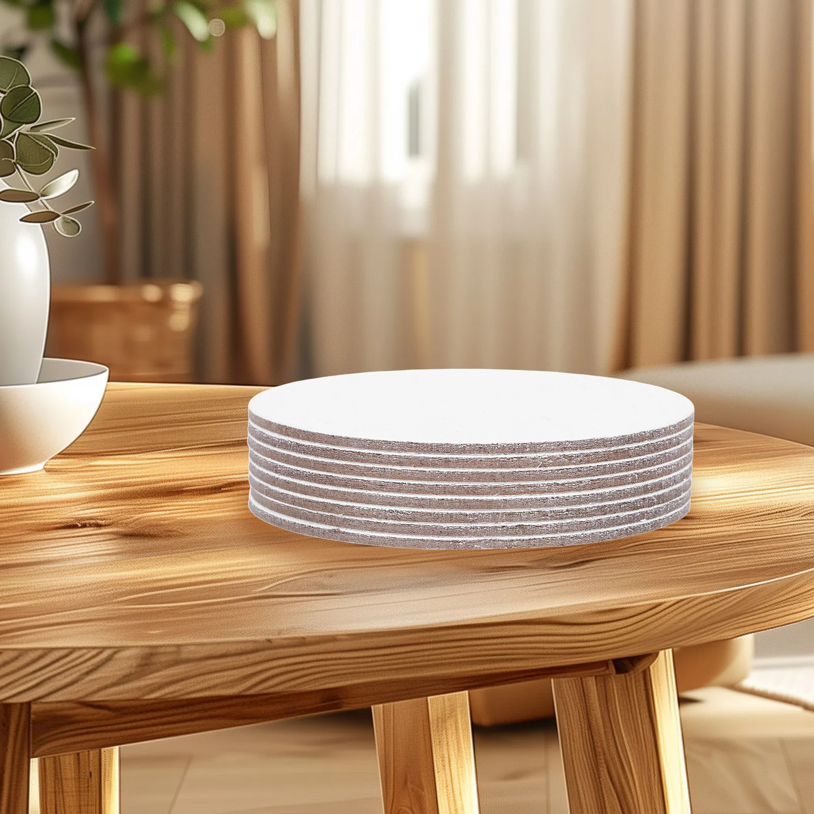 8 قطعة 10 سنتيمتر Diy بها بنفسك لوحات الفنان جولة الفن قماش هدية اللوحة اللوحات اللوحة قماش الفن قماش #2