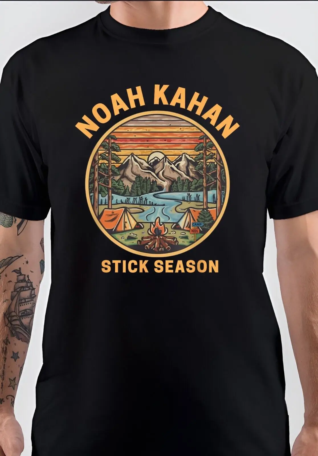 

NWT Noah Kahan Stick Seasoon Vacation Summer Camp Unisex T-Shirt