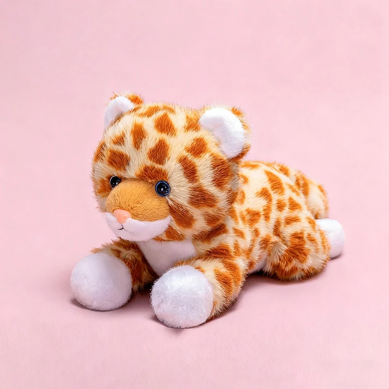 34 cm mignon léopard renard Capybara chat chien jouets en peluche dessin animé Kawaii doux poupées en peluche filles compagnon jouets en peluche oreiller de décoration intérieure