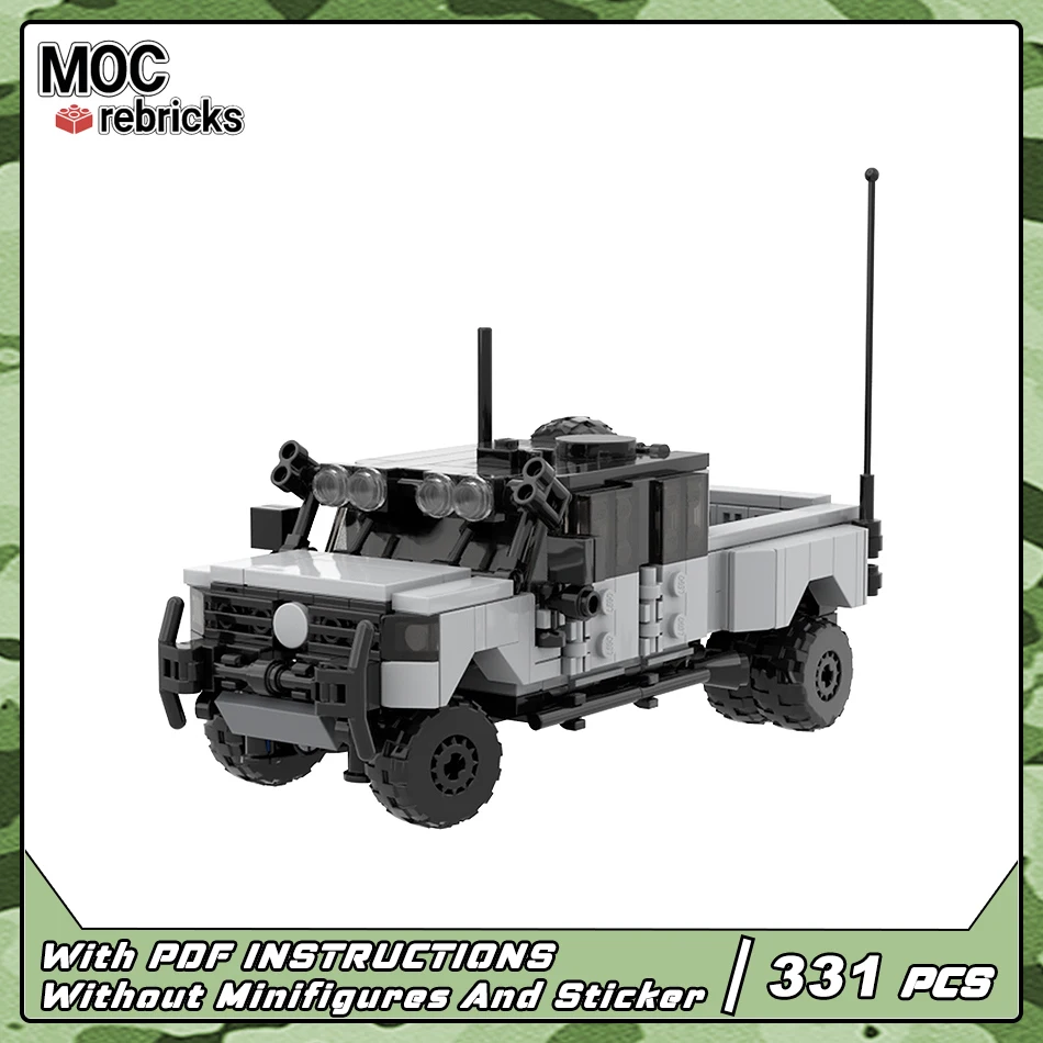 MOC Military Series Milspec Dually Infantry Carriers Vehicle Model Building Block Granule Bricks Toys Children's Puzzle Gifts
