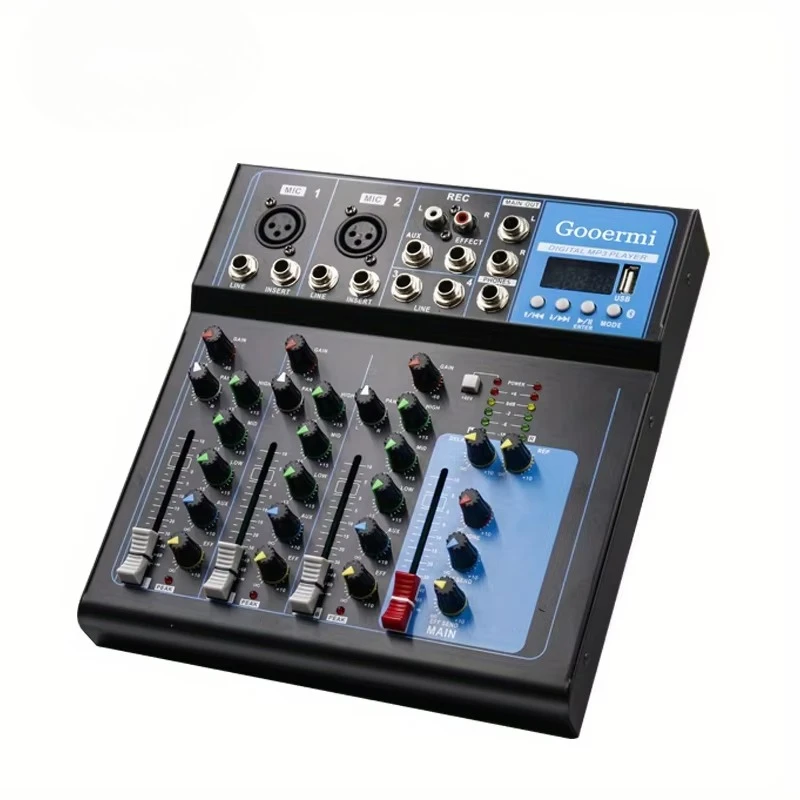 

F4 High Quality 4 Channel Live Studio Stereo Audio Blue Tooth Mixer Live Mixer for Live Streaming,Recording Equipment