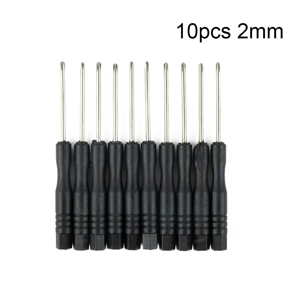 10Pcs 2mm Cutter Head Repair Tool 45steel Slotted Cross Screwdrivers Industrial Tool For Disassembling Repairing Hand Tool