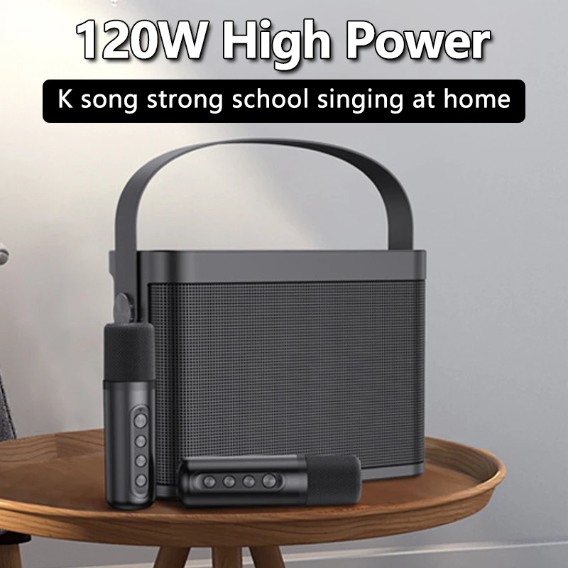 

Ys-219 120W High-power Portable Bluetooth Speaker Wireless MIC Family Gathering Karaoke Subwoofer Sound Box Caixa De Som