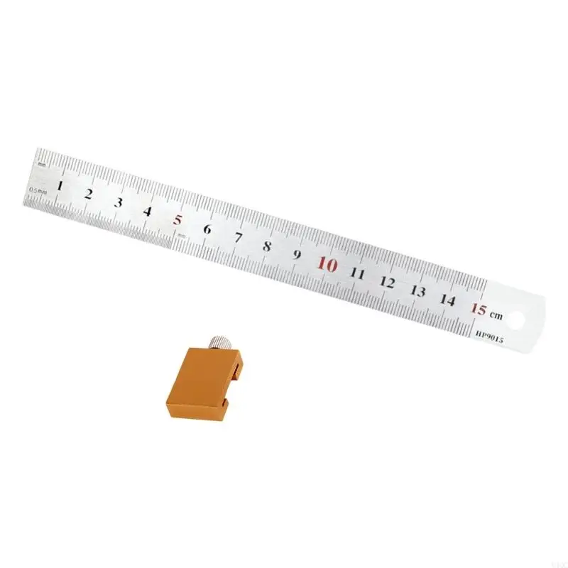 Adjustable Positioning Block Carpentry Ruler Furniture Making for Exact Marking In Furniture & Woodcraft Application Y4QC