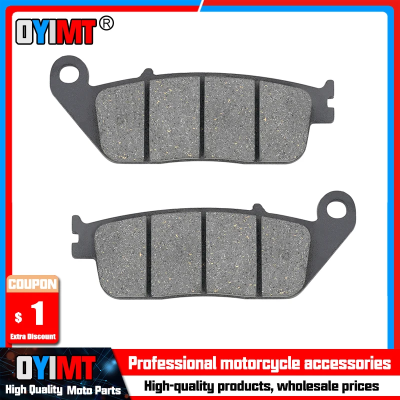 

Motorcycle Front Brake Pads for HONDA NV400 NV 400 Steed 95-97 XR400 XR 400 Supermotard 06-08 VT600 VT 600 Shadow 94-99