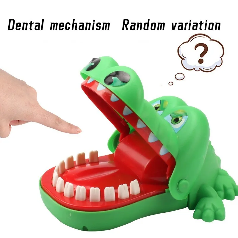 Cartoon Crocodile Biting Fingers Children\'s Prank Toy Biting Hands Crocodile Parent-child Interaction Toy