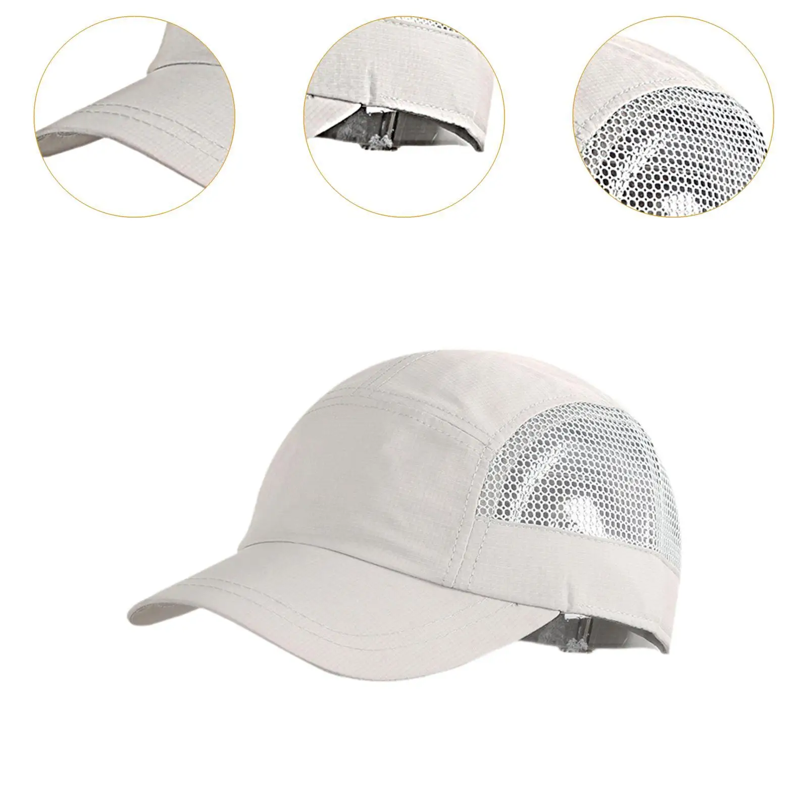 قبعة جولف صيفية قبعة بيسبول للرجال سريعة الجفاف للحماية من الشمس في الهواء الطلق قبعة شبكية قابلة للتنفس قبعة بيسبول رياضية للجري والمشي لمسافات طويلة #5