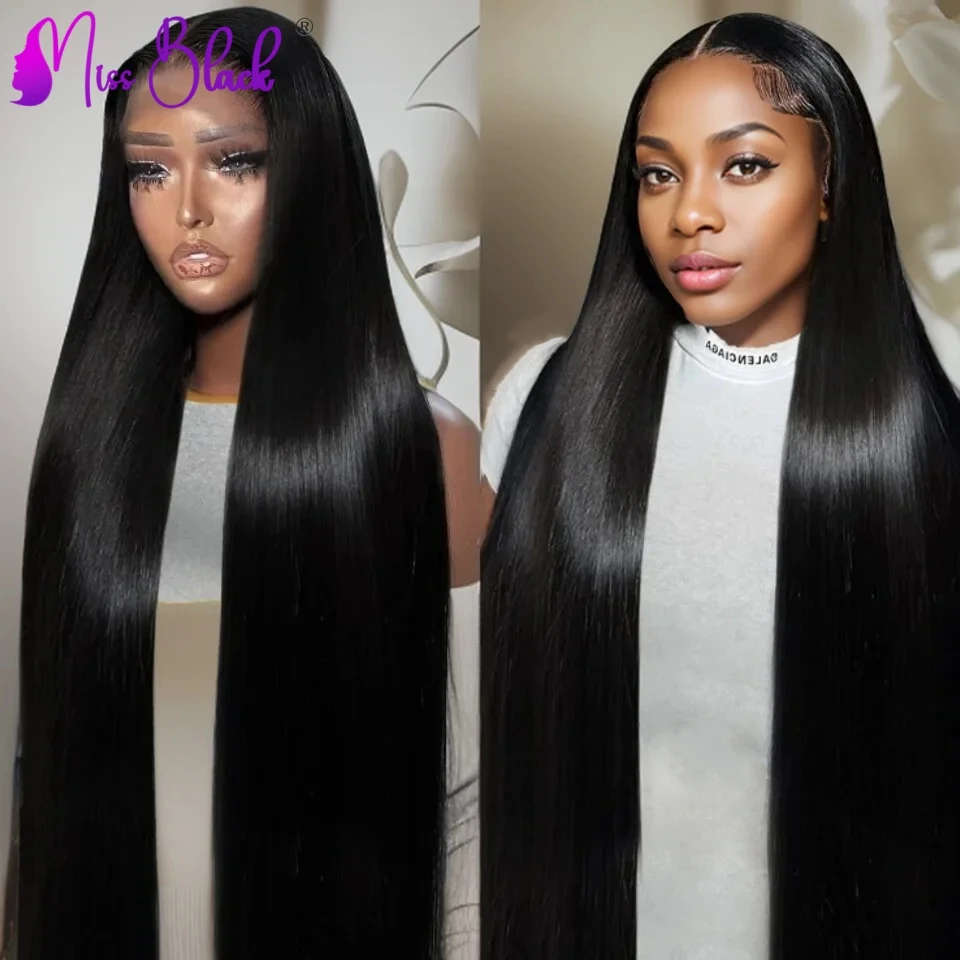 

36 38 Inch Straight 13X4 13x6 Transparent Lace Front Human Hair Wigs 4x4 5X5 Lace Closure Wigs for Fashion Women Brazilian Remy