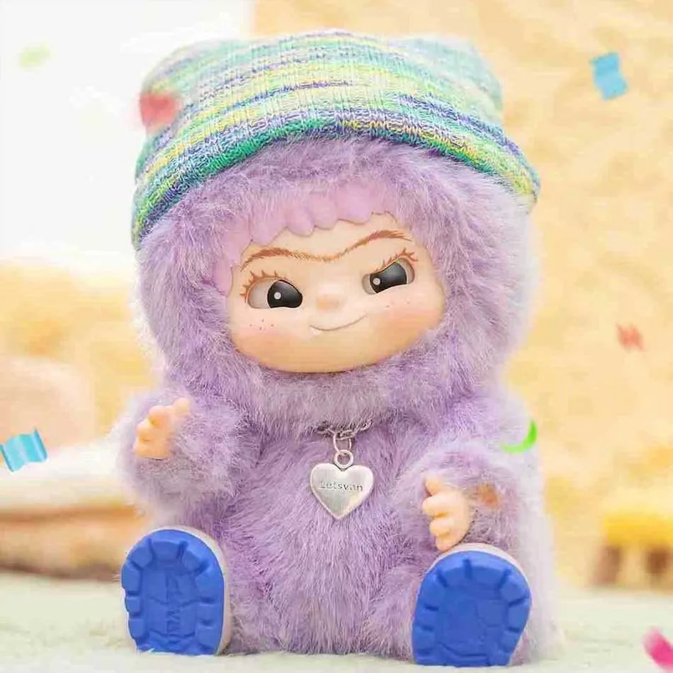 Wakuku Fuzzy Trendy Fun Party Blind Box Śliczna figurka Wakuku Mystery Box Śliczna lalka Zawieszka do torby Lalka Niespodzianka Torba Prezent Zabawka