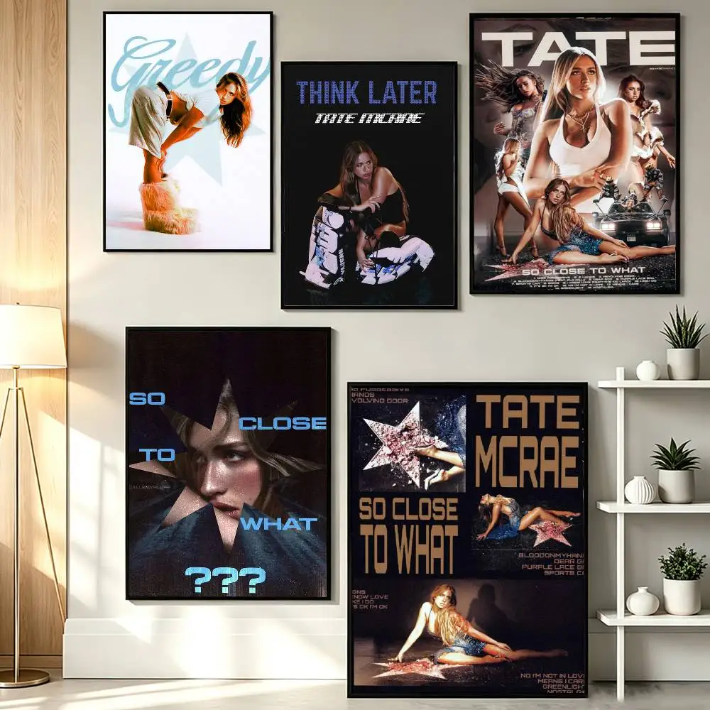 Pop Dance Tate M-McRae So Close To What  Poster HD Self Adhesive Waterproof Wall Art Ideal for Home Office Dorm Gift