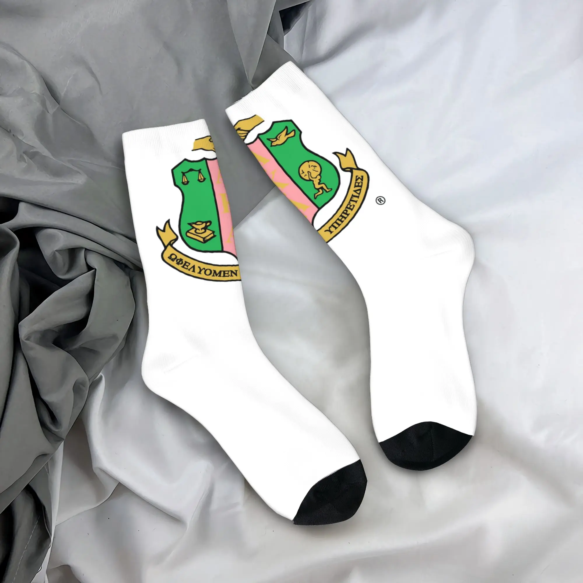 

Носки Custom nphc-alpha-kappa-alpha-crest_2 для мужчин и женщин, теплые модные носки средней длины