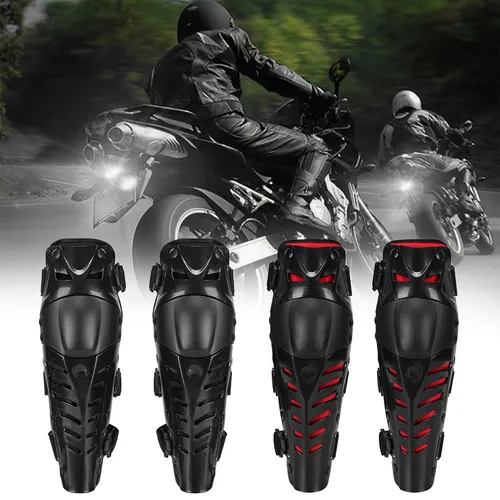Imagen 2 del producto Rodilleras de motocicleta Unisex, duraderas y cómodas, equipo de protección para deportes al aire libre, equipo de Motocross, rodillera para Moto