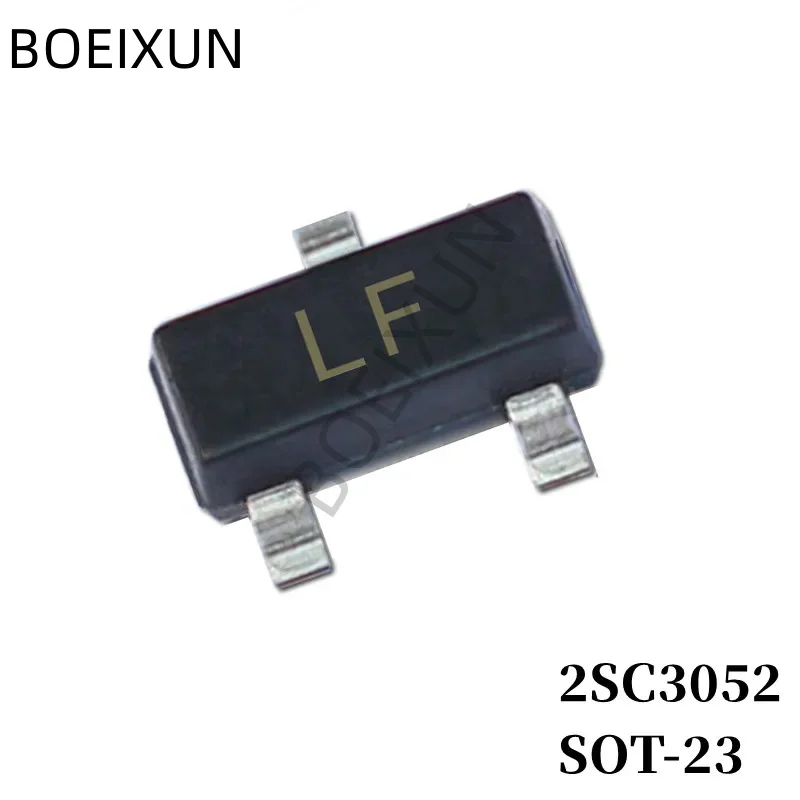 100Pcs 2SC3052 SMD Transistor Footprint SOT-23 Silkscreen LF Type NPN 50V/200mA Bipolar Amplifier Transistor