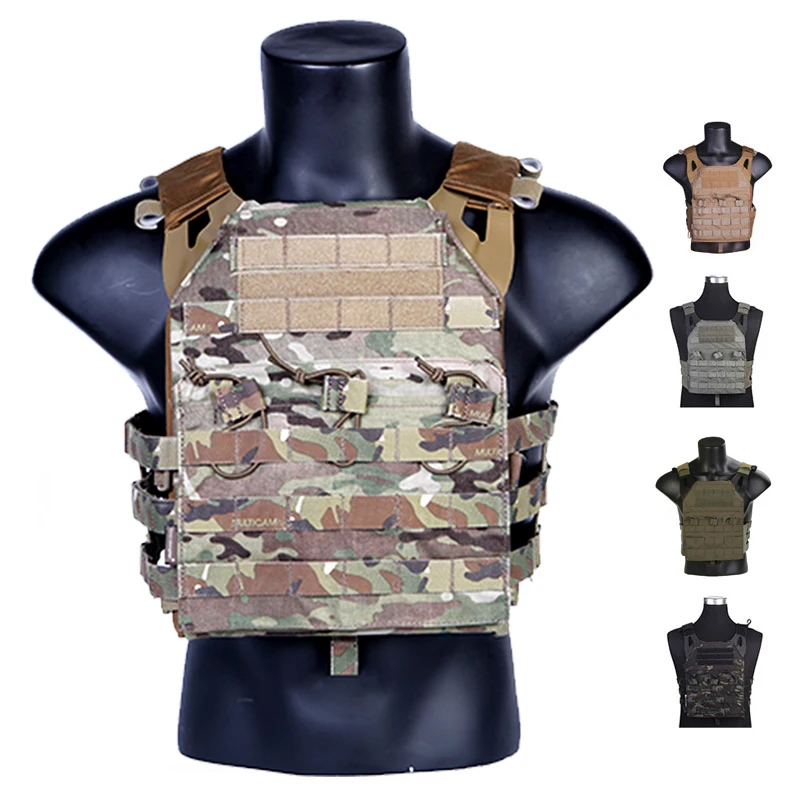 Emersongear Plattenträger Jagdweste Schutzausrüstung Körperschutz Rüstung Airsoft Jagd Outdoor-Sport Nylon – Detail 4