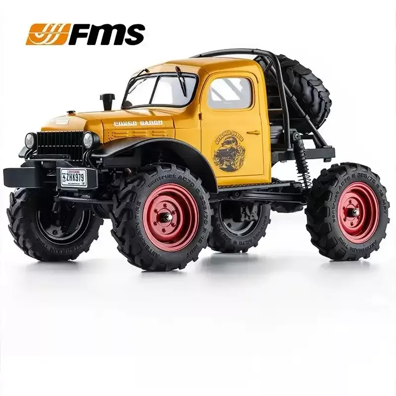 

FMS масштаб 1:24, альпинистский автомобиль, внедорожный грузовик с дистанционным управлением и жестким корпусом, электрическая игрушка с полным приводом для детей 14 лет