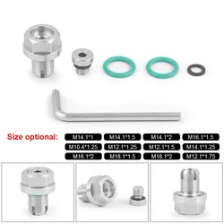 M10.4/M12.1/M14.1/M16.1/M18.1 Oil Drain Plug Oversize Piggyback Stainless Steel Self Tapping Oil Pan Thread Repair Kit W/O-Ring