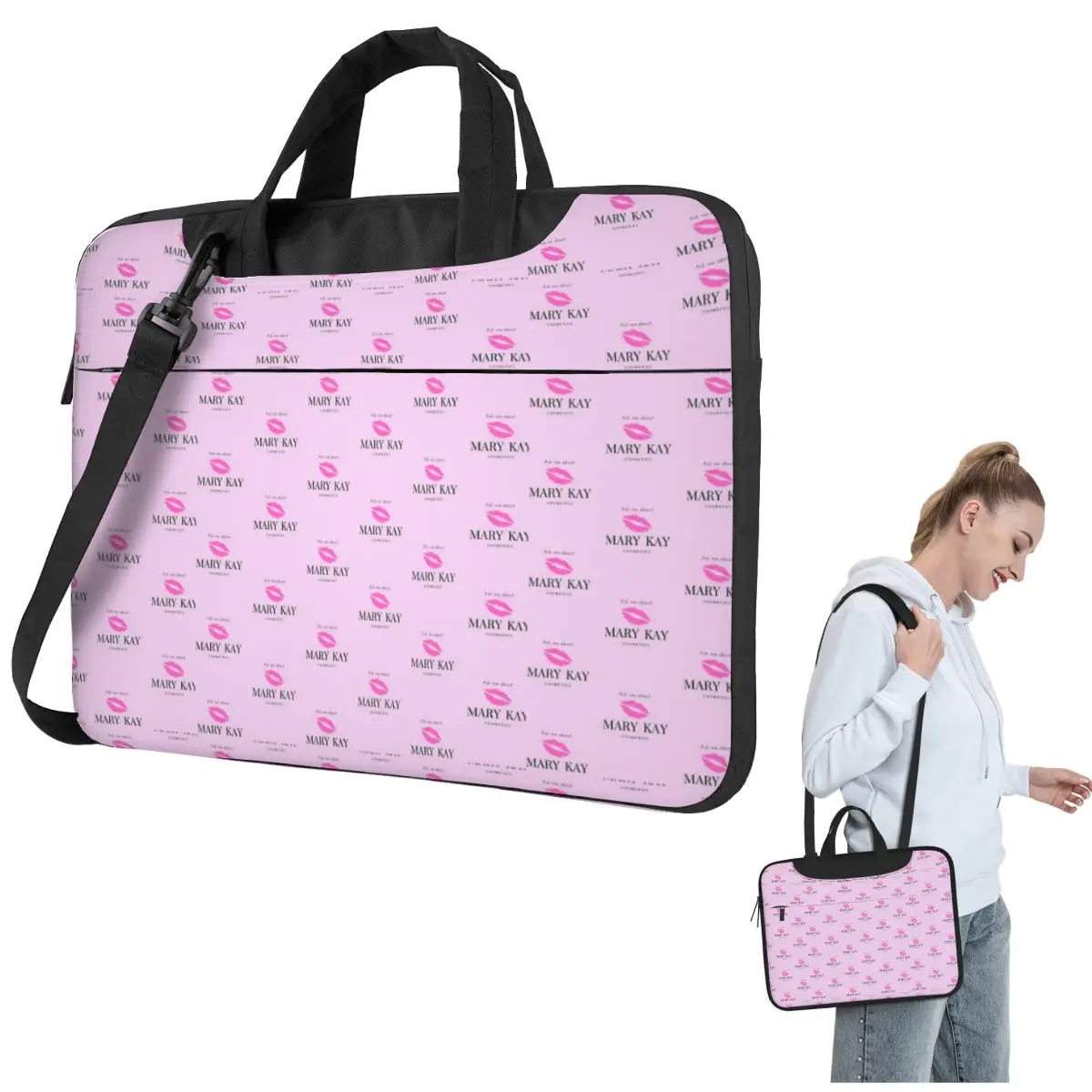 Pregúntame acerca de Mary Kay cosméticos bolsa para ordenador portátil funda a prueba de golpes bolsa para ordenador 13 14 15,6 pulgadas bolsa para portátil para Macbook Pro Air