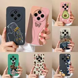 Phone Case For Xiaomi Redmi 14C Pretty Sweet Girls Silicone Soft TPU Protective Phone Cover For Redmi14C Ultrathin Fundas Bumper