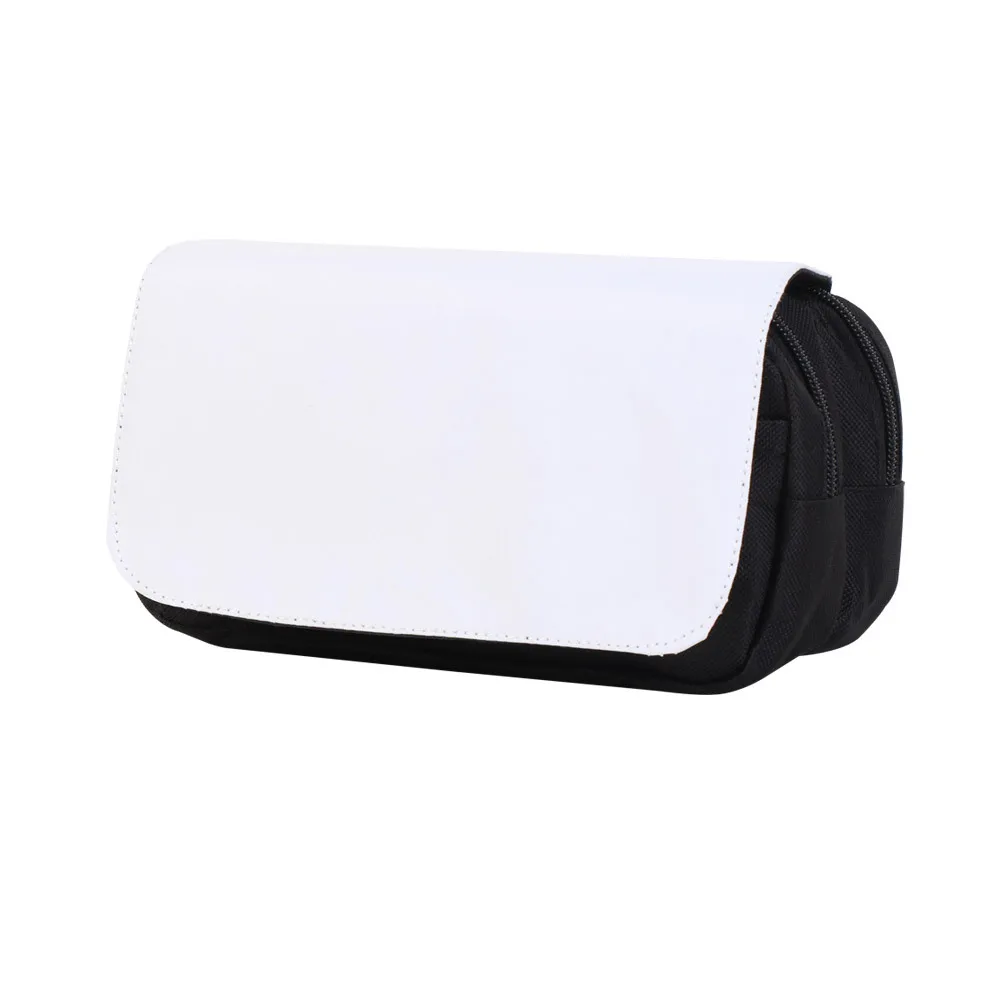 Sublimation Blank Linen Canvas Makeup Bag Heat Transfer Pencil Bag Flax Coin Purse Blanks Wholesale Make Up Bag