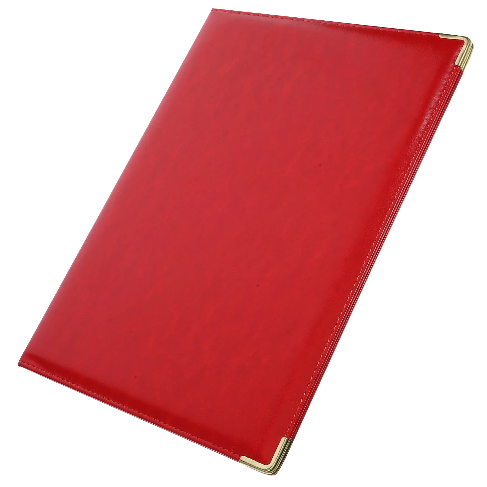 Folder Document Loose Leaf Holder Portable Metal Corner Business Portfolio Iron Office