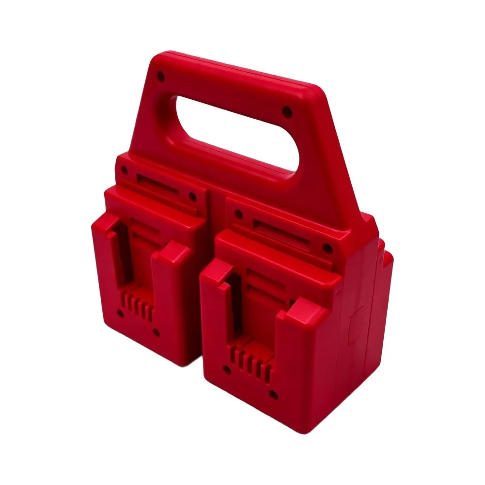 Red ABS For Battery Storage Stand Holder Bracket For WA3530 WA3551 WA3553 WA3572 18V 4PIN Tool Batteries Organizer Rack