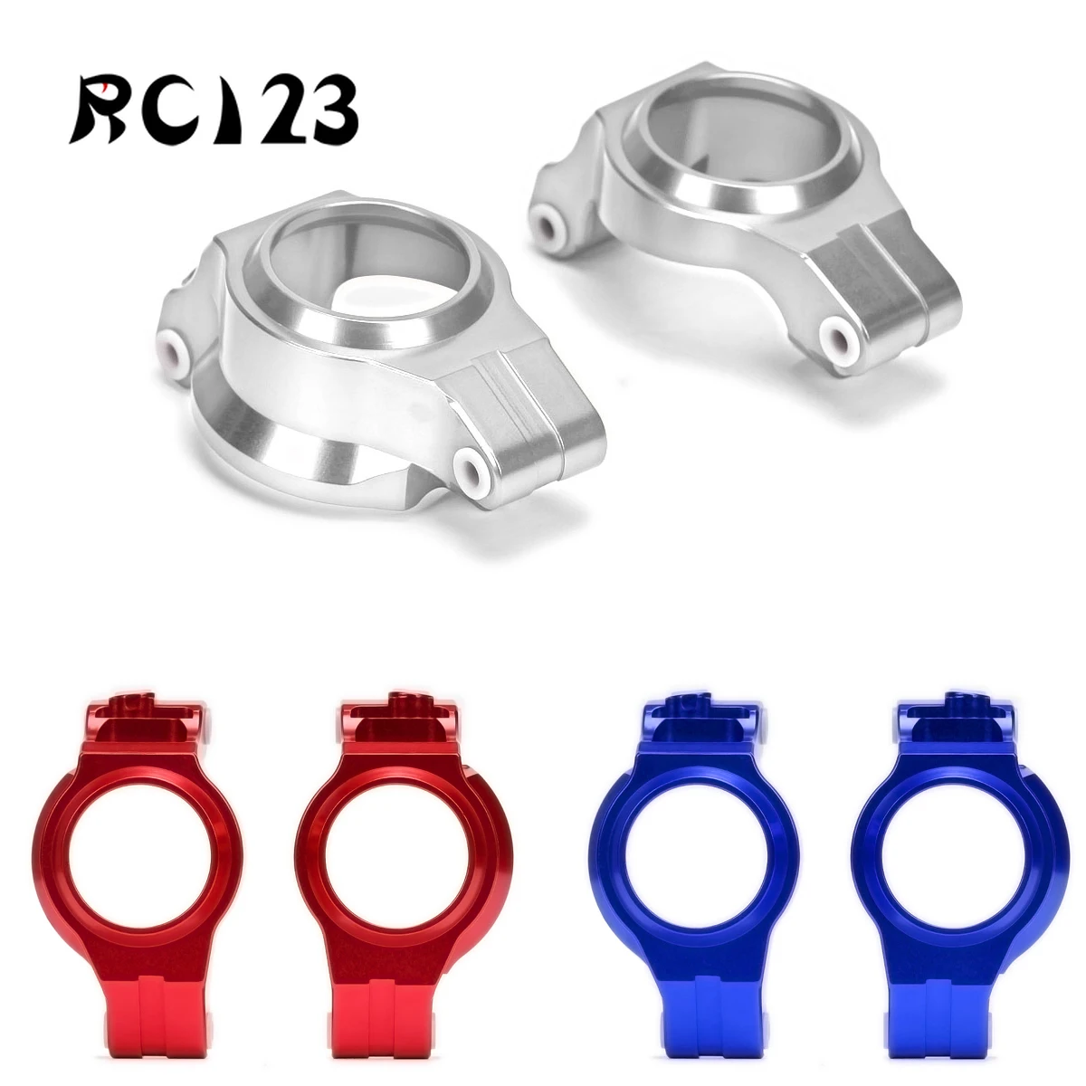 Aluminum Alloy #7732 CNC Front C Hub Caster Blocks for RC Car 1/5 Traxxas X-Maxx Monster Truck 6S 8S 77076-4 77086-4