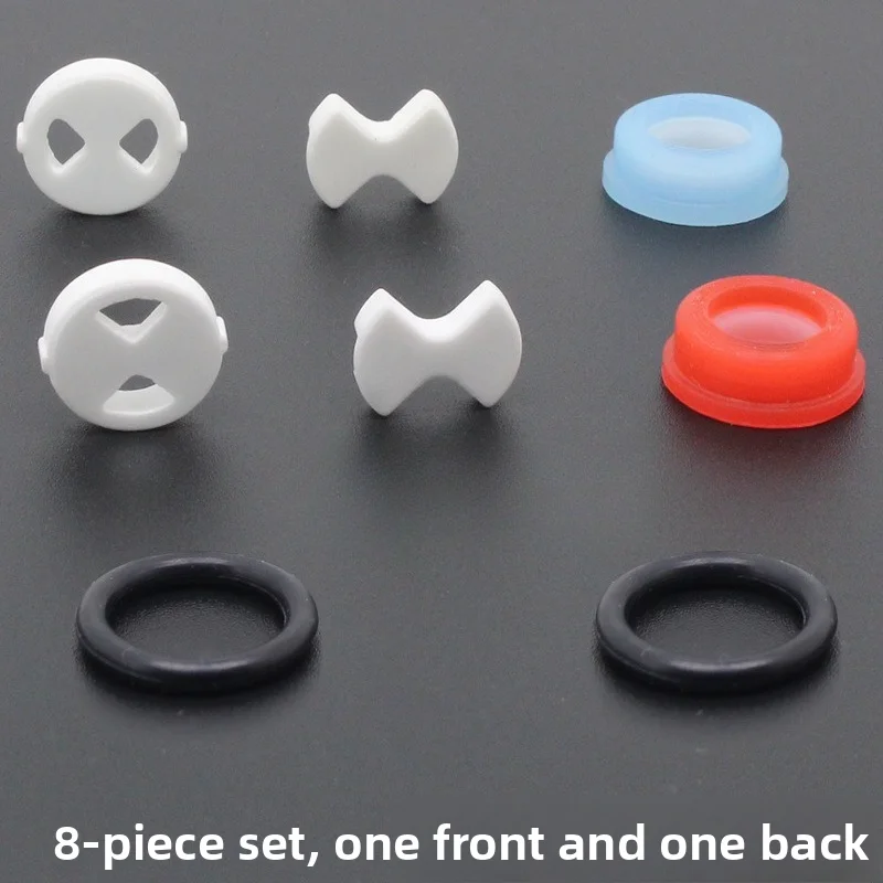 

Faucet Tap Valve Cartridge Replacement Kit Faucet Washers for Mixer Round Ceramic Chip Set Faucet Accessories