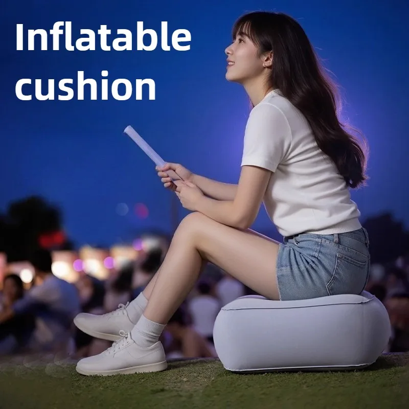 

Подушка для сиденья для концерта, мини-портативная легкая уличная складная надувная подушка, музыкальный фестиваль, товары для кемпинга