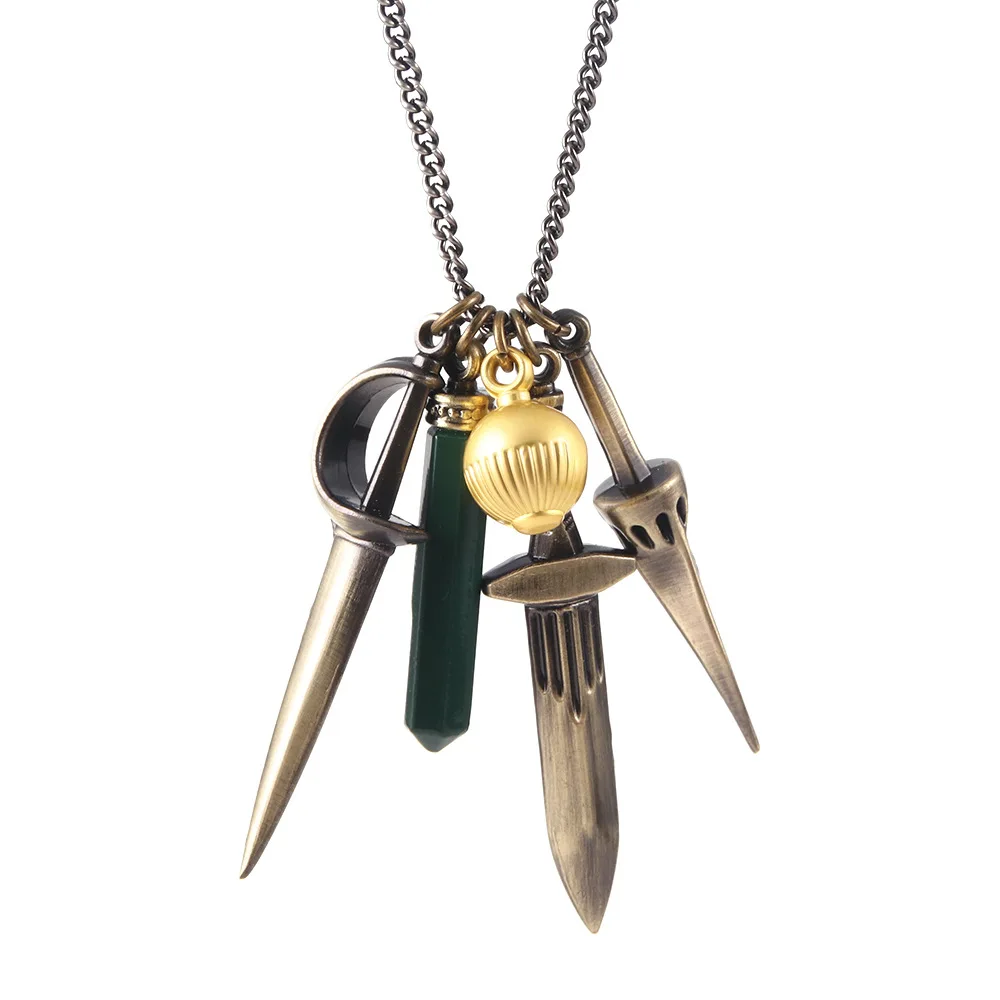 

Game Village Necklace Vampire Moth Woman Daughter Vintage Necklace Halloween Cosplay Props Accessories