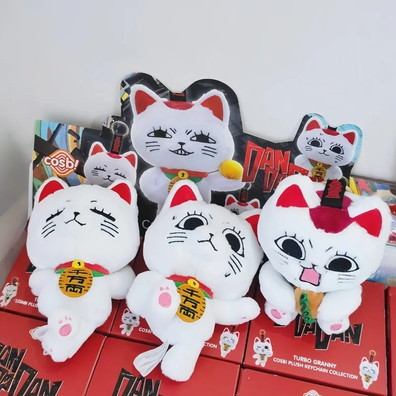 Na stanie Hot Toys Oryginalny Dandadan High-Speed Granny Cosbi Series Lucky Cat Figurka Anime Brelok Niespodzianka Blind Box Zabawki Prezenty