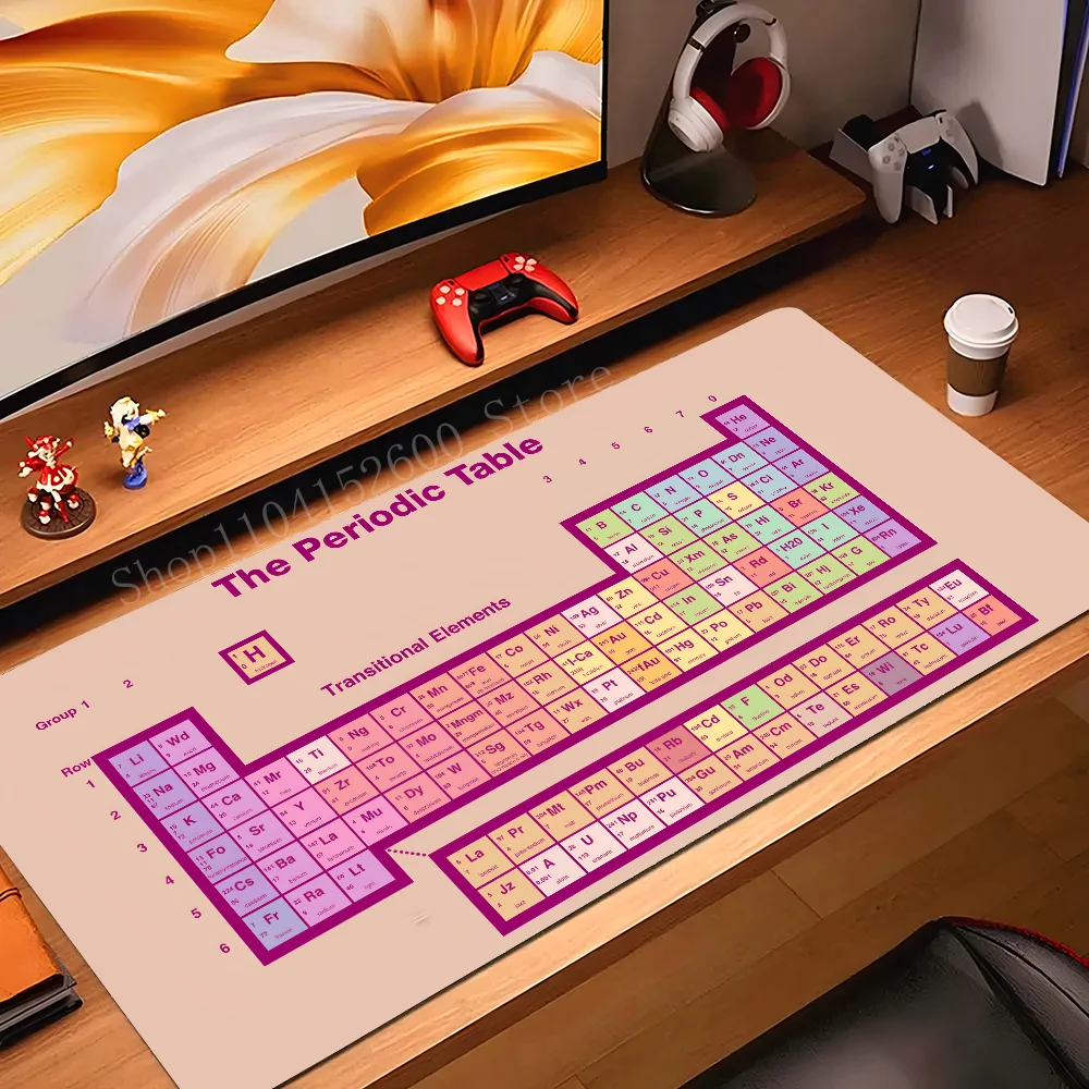 

Periodic Table Of The Elements Mousepad Mouse Mat Desk Mat With Pad Gaming Accessories Prime Gaming XXL Keyboard Pad Padding Ma