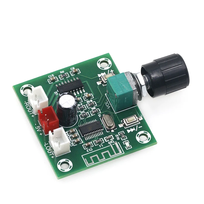 XH-A158 ultra clear Bluetooth 5.0 power amplifier board pam8403 small power DIY wireless speaker amplifier board 5W*2