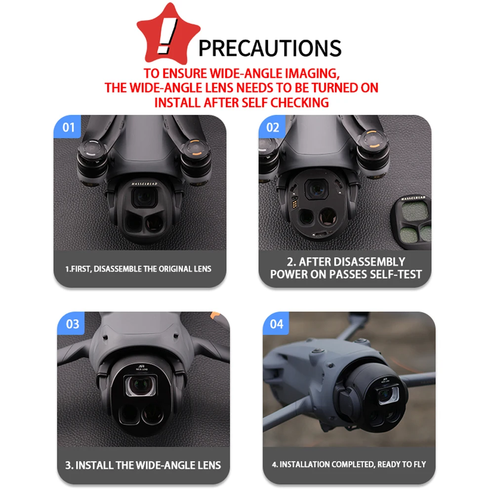 Wide Angle&ND&CPL Filters Set for DJI Mavic 4 Pro Wide-angle/ GND16/ GND32/ ND16 ND32/CPL Filters Drone Camera Lens Filter