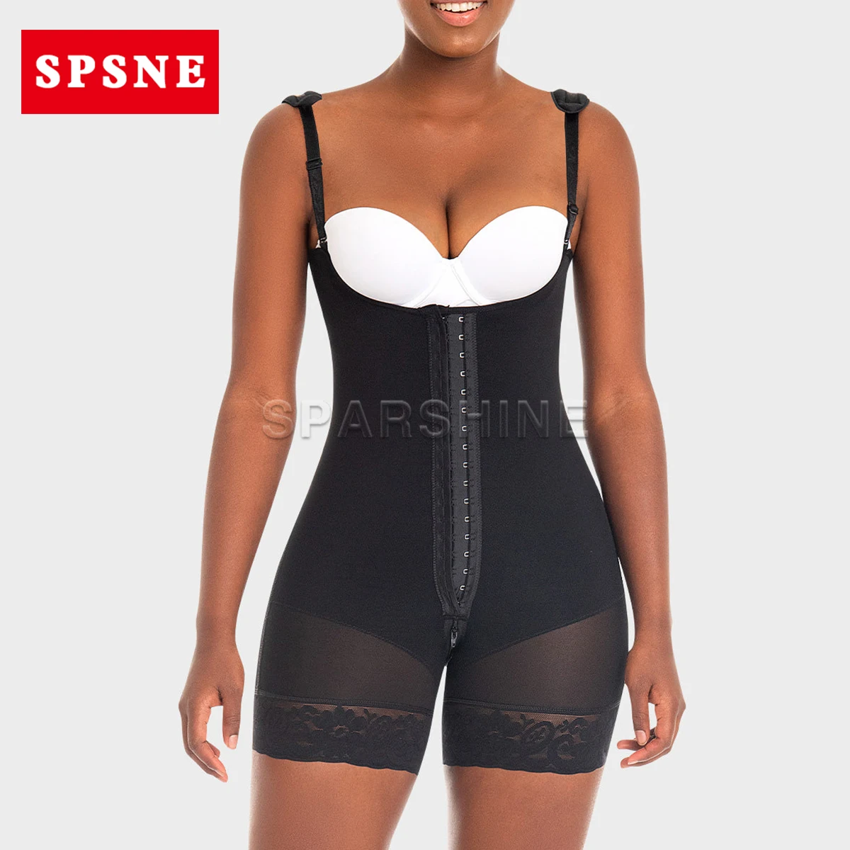 

Mid-Thigh Faja Original Colombian Girdles With Back Coverage And Adjustable Straps Belts For Women Remove The Belly Belt