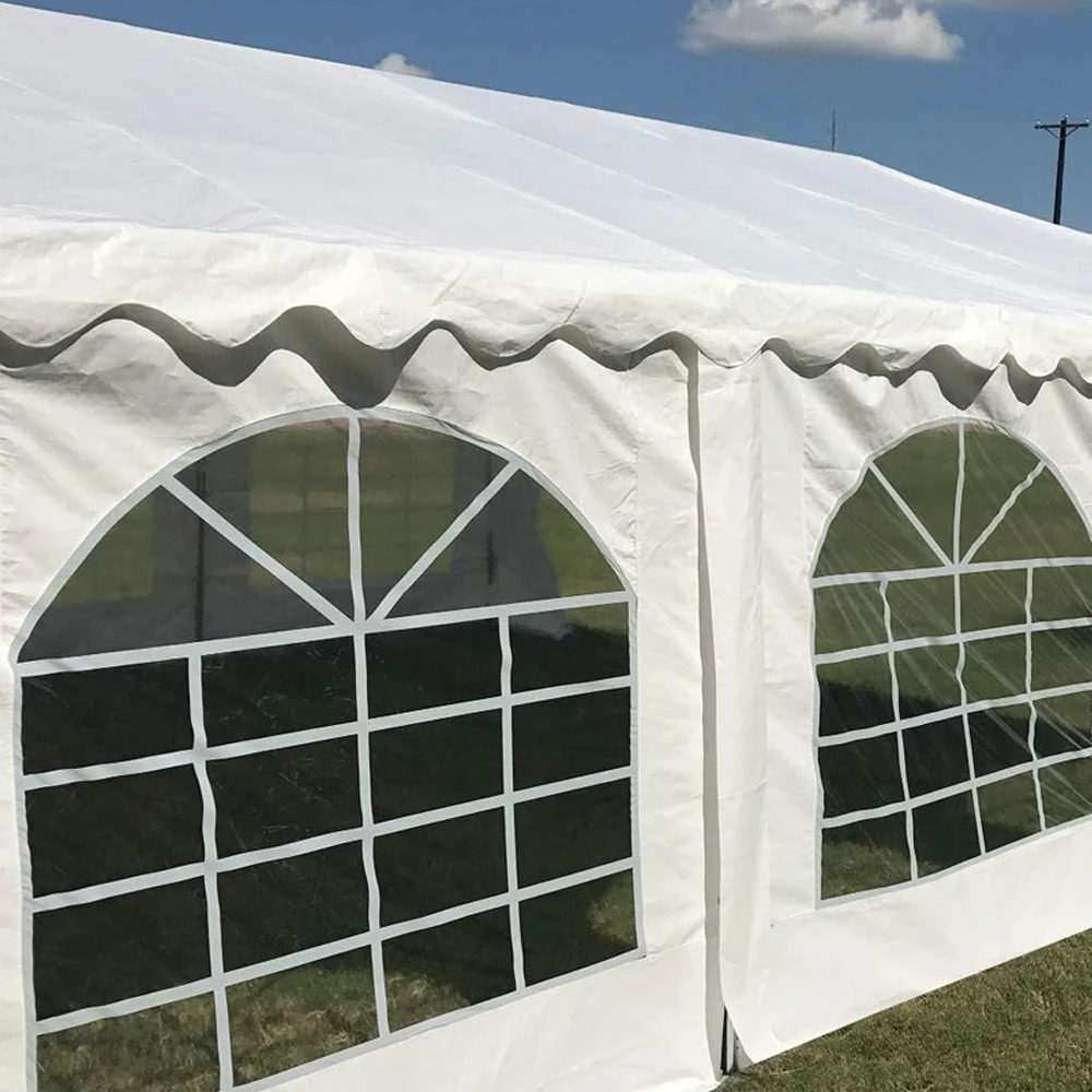 #Outdoor Customized Large 5x10m PVC Fabric Galvanized Frame White Events Marquee Wedding Party Tent for Sale - view 3