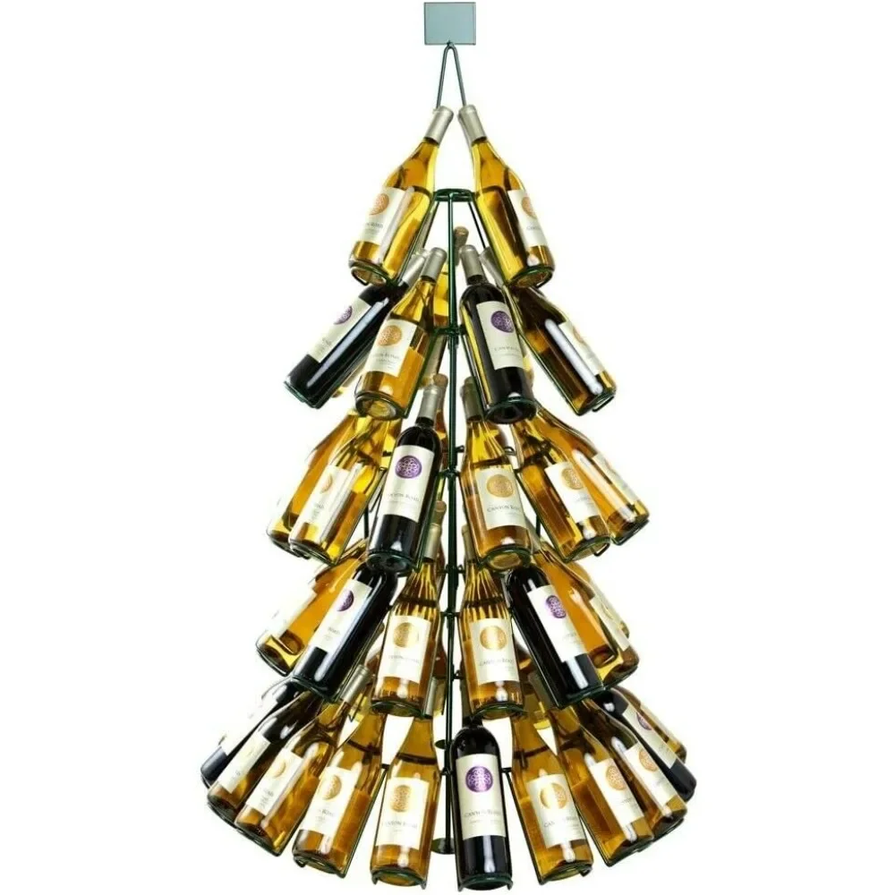 Christmas Trees, Wine Bottle Christmas Tree Rack, Christmas Decorations 2024