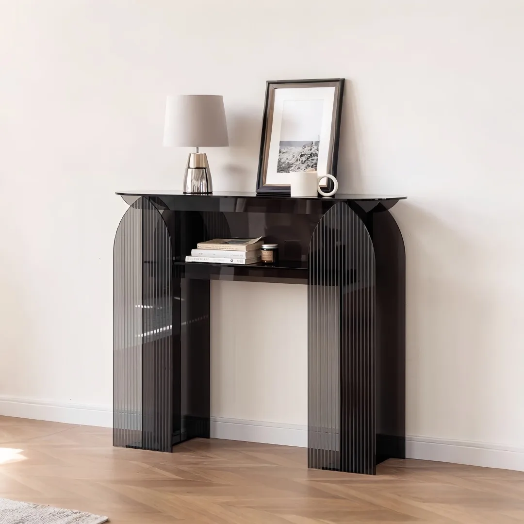 CL Entryway Cabinet Light Luxury Entryway Storage Rack Entryway Table Modern Living Room Storage Partition Cabinet