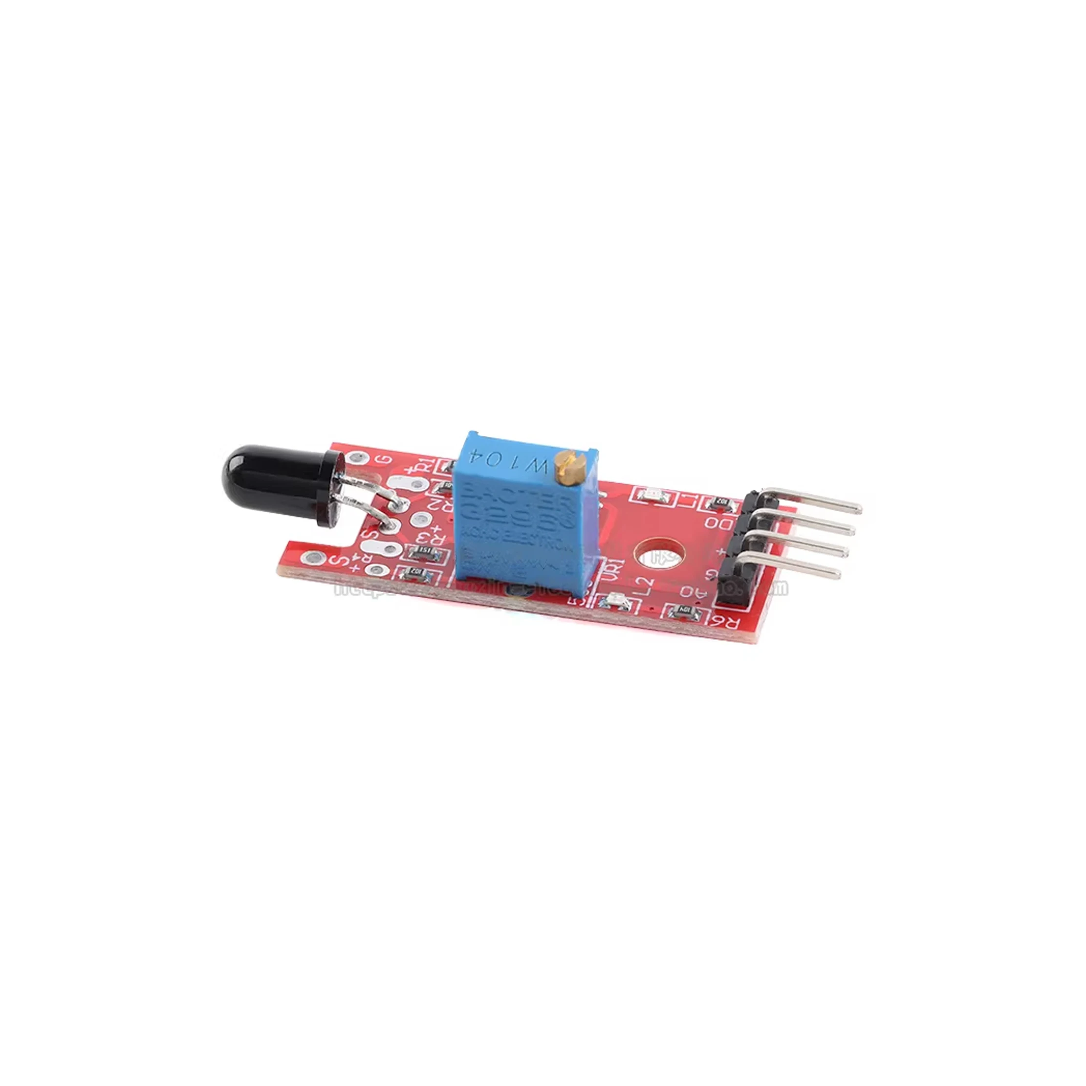 Flame Sensor Module - Fire Source Detection / Flame Detection Alarm Infrared Receiver Module - Red Board DIY Electronics