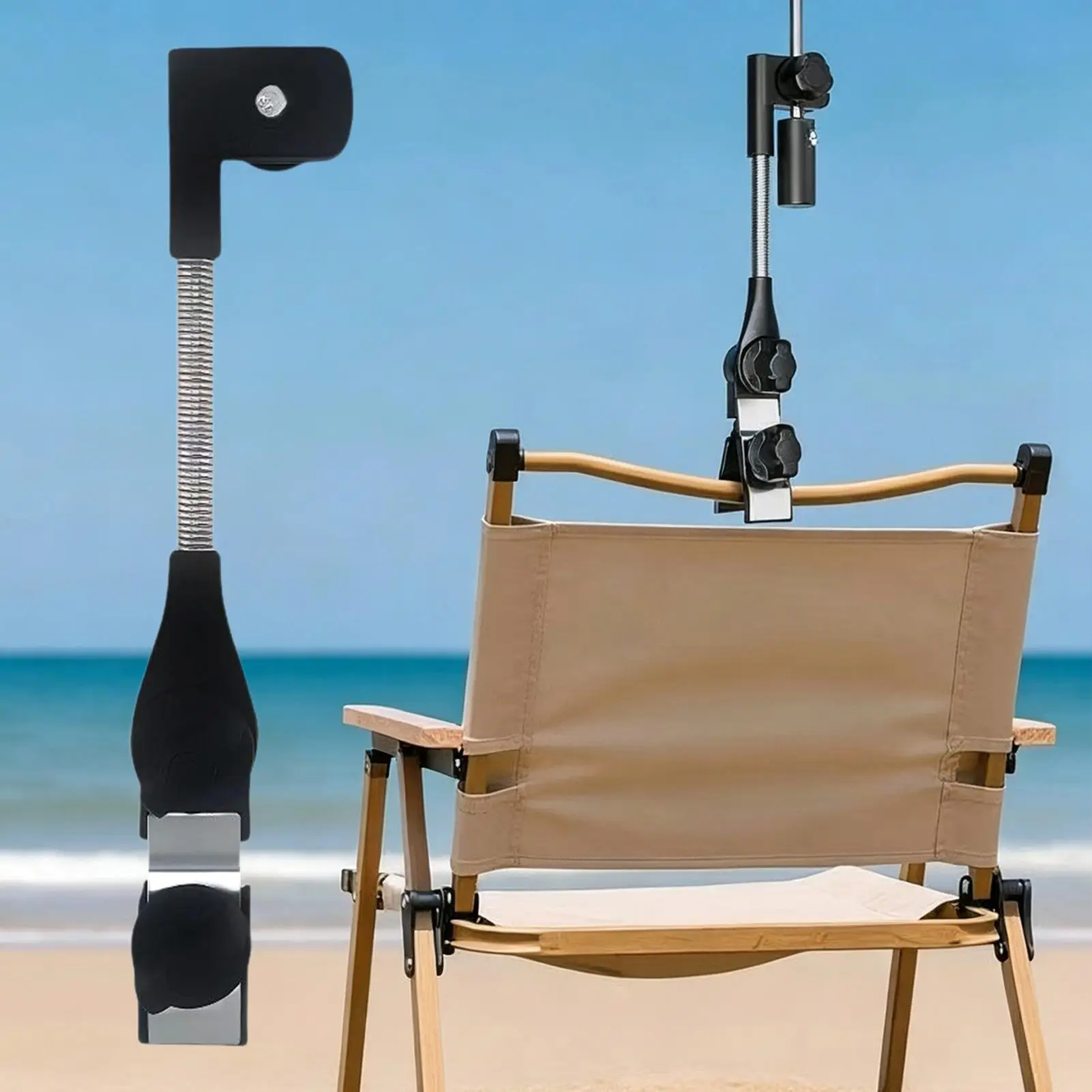 Golf Cart Umbrella Holder Wheelchair Sunshade Frame Fishing Chair Umbrella Holder For Patio Picnic Balcony Lawn Beach Camping