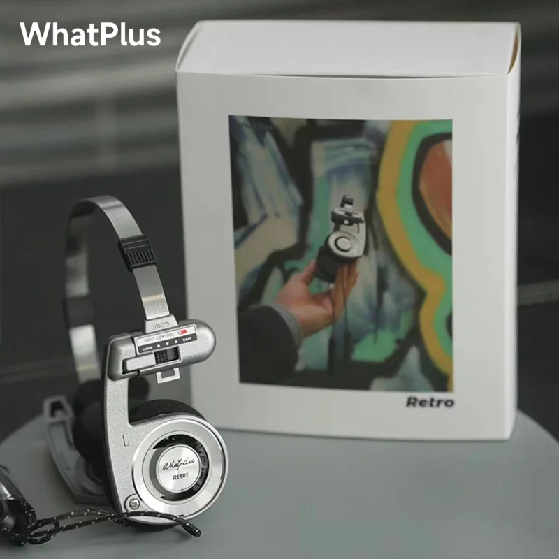 WhatPlus Retro² ワイヤレスヘッドホン WhatPlus Retro Wireless Bluetooth Headphones In-Ear HIFI Sound