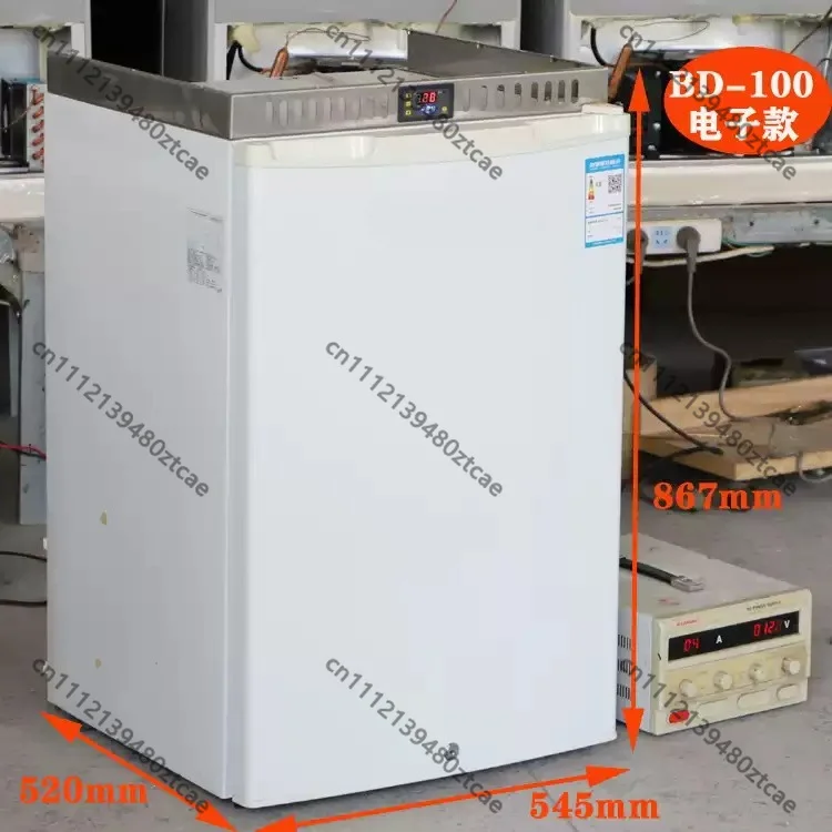 100L DC Freezer Refrigerator 12V 24V 48V 72V Solar Battery Powered Compressor Fridge For RV Boat Car