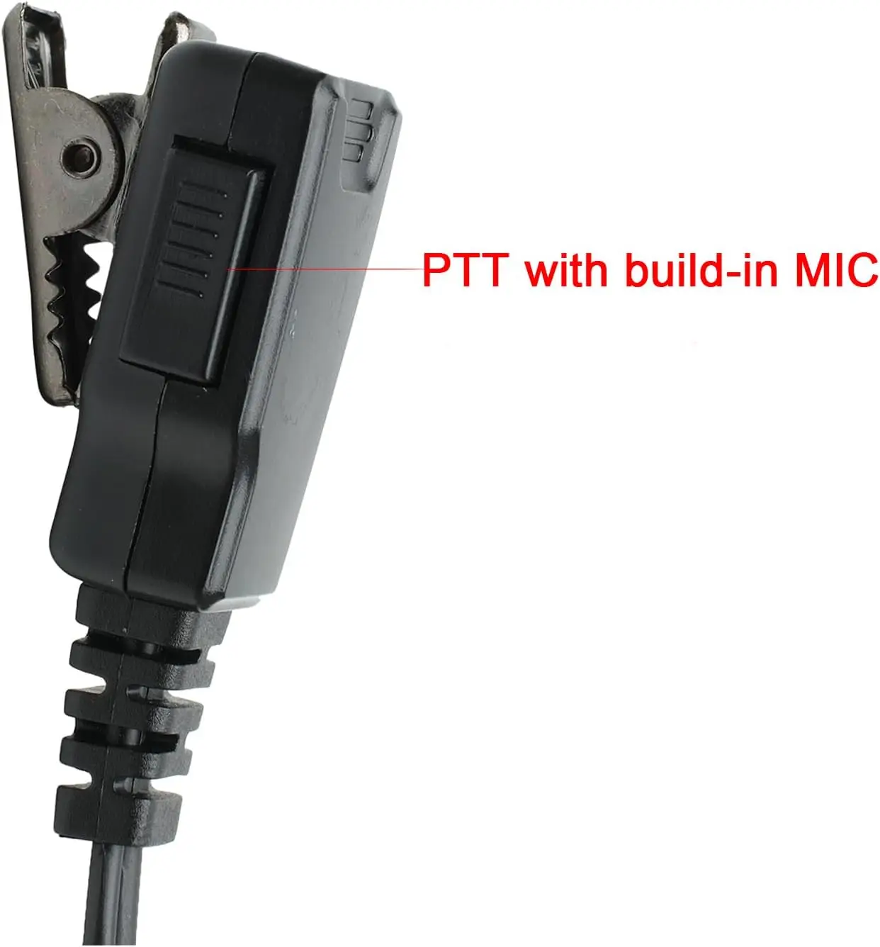 XPR7550e arpiece Headset with Mic PTT for Motorola XPR7350e APX8000 APX6000 Xpr7550e Walkie Talkie Black view 4