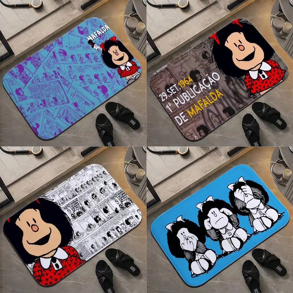 

Mafalda Floor Mat Printed Large Carpets Room And Bedroom Carpets Bathroom Anti Slip Door MATS Small Carpets