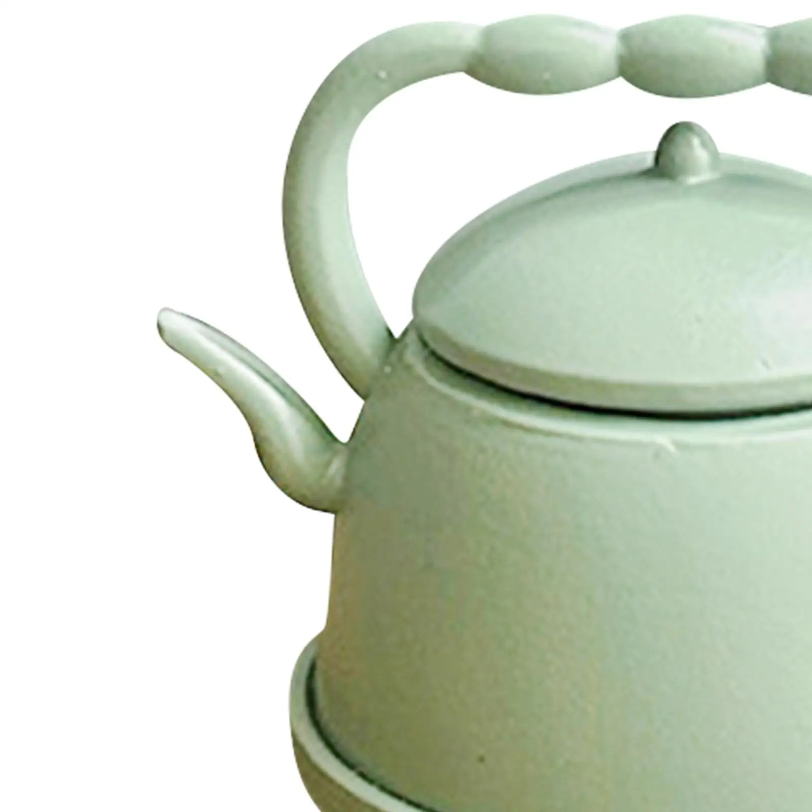 

Dollhouse Decor Alloy Tea Kettle Miniature Set Tableware Accessory for 1 12 Kitchen Dining Room Dolls House Scene