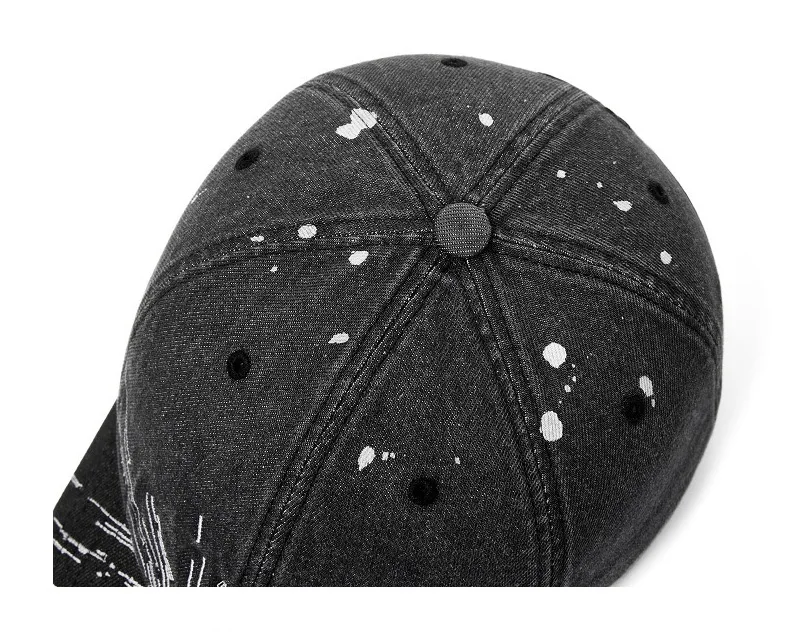 1 Stück Kpop "What Is Your Love Song" Strickmütze mit Stickerei für Damen, Tour-Konzertmütze, Outdoor Retro Washed Baseball Caps 모자 – Detail 10