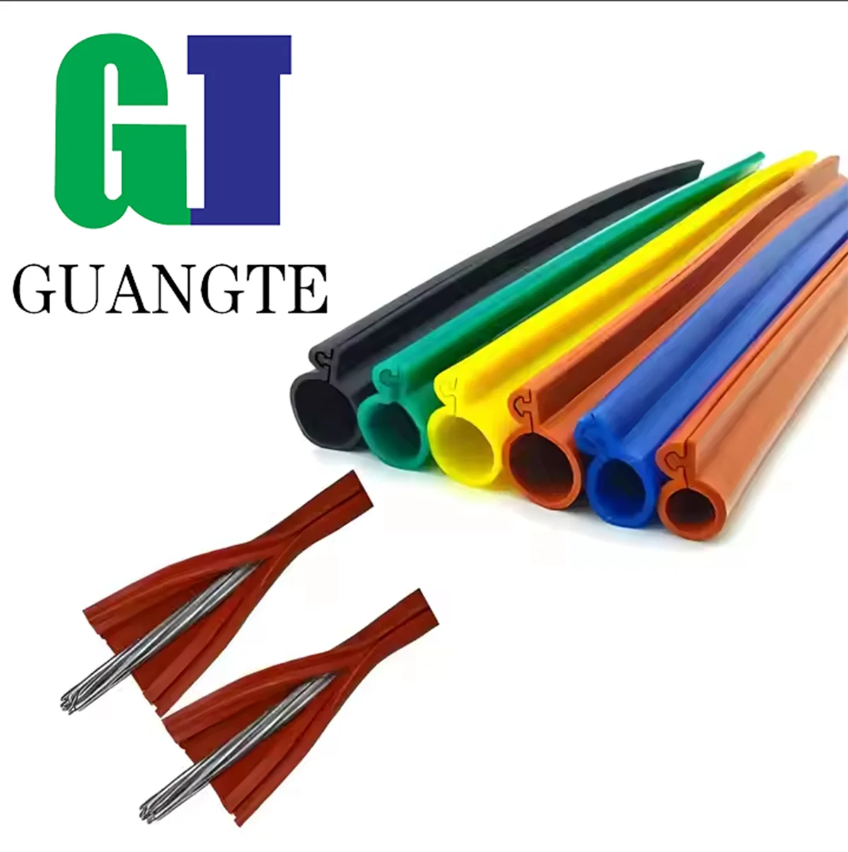 5M Silicone rubber overhead line cable insulation voltage wire protection cover sleeves for Conductor Protection cable & wire